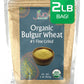 Jiva Organic Bulgur Wheat Fine #1 2 Lb - Non-Gmo, Grown In Usa, 100% Natural Wheat Berries, Resealable Bag