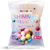Gumballs for Gumball Machine - Shimmer Spring Mix 1 Inch Large Gumballs - Baseball Softball Bubble Gum for Kids - Sweet Chewing 