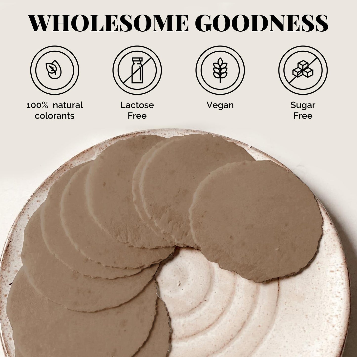 Kalan Chocolate Amaranth Flour Wafer Thins, Vegan And Sugar-Free, Pack Of 3