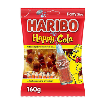 Haribo Halal Happy Cola Gummy Bears 200G (Cola Aromali)