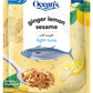 Ocean's Ginger Lemon Sesame w/Light Tuna | 3.17oz | Wild Caught | Ready-to-Eat | (1-Pack, Ginger Lemon Sesame)