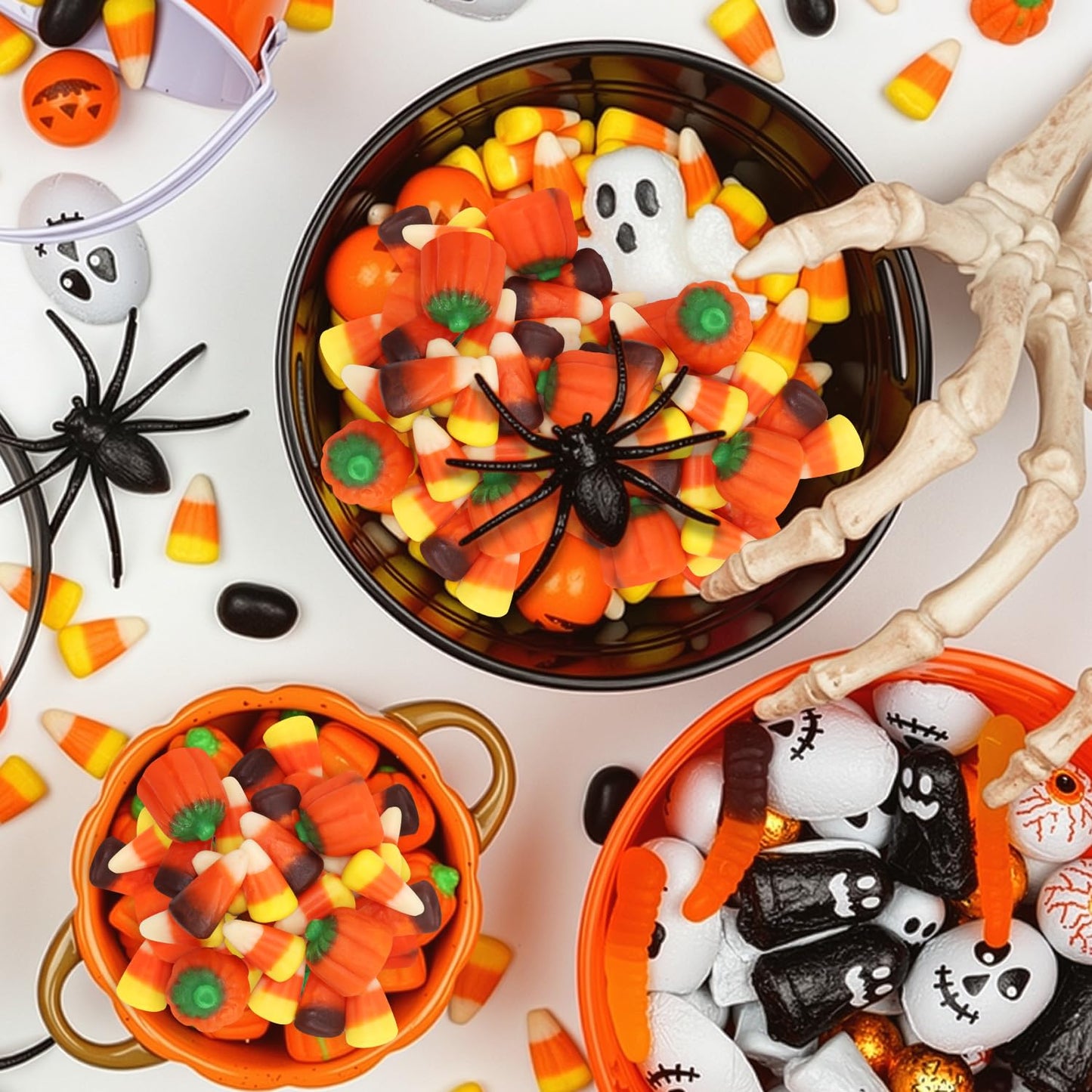 Bulk Autumn Mix Candy 4 Pound Bag - Assorted Fall Flavors  Classic & Harvest Candy Corn  Pumpkin Shaped Halloween Candies Variety For Halloween Parties  Buffets and