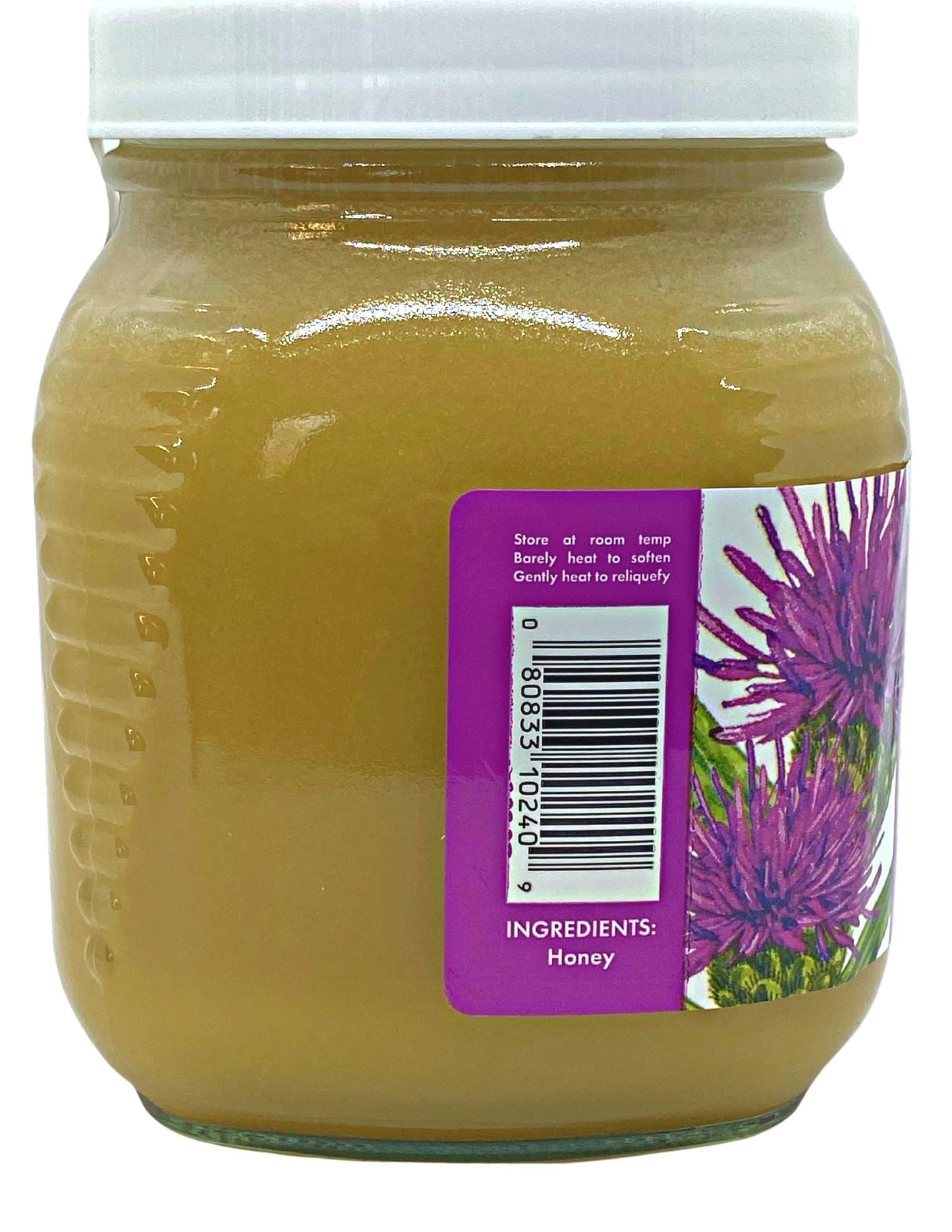 Sleeping Bear Farms 2.5 pound (40oz) REAL Raw Honey Harvested by our Beekeepers, From Our Hives Packed in Glass