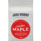 Java Works Coffee - Maple Flavored Coffee | 12 ounces | Medium Roast | Whole Bean | No Sugar Added