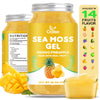 OALSE (28OZ Irish Sea Moss Gel Mango Pineapple Flavor - Natural Seamoss Gel with 92 Minerals and Vitamins - Non-GMO, Gluten-Free