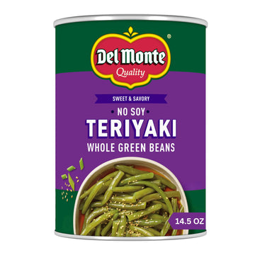 Del Monte No Soy Teriyaki Whole Green Beans, 14.5 oz. Can