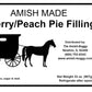 Amish Pie Filling And Topping - (Two - 32 Oz Jars) (Cherry Peach)