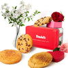 DAVIDS COOKIES Gluten-Free Cookie Gift Sampler Tin - Chocolate Chip & Snickerdoodle - 5x5x5 Inches
