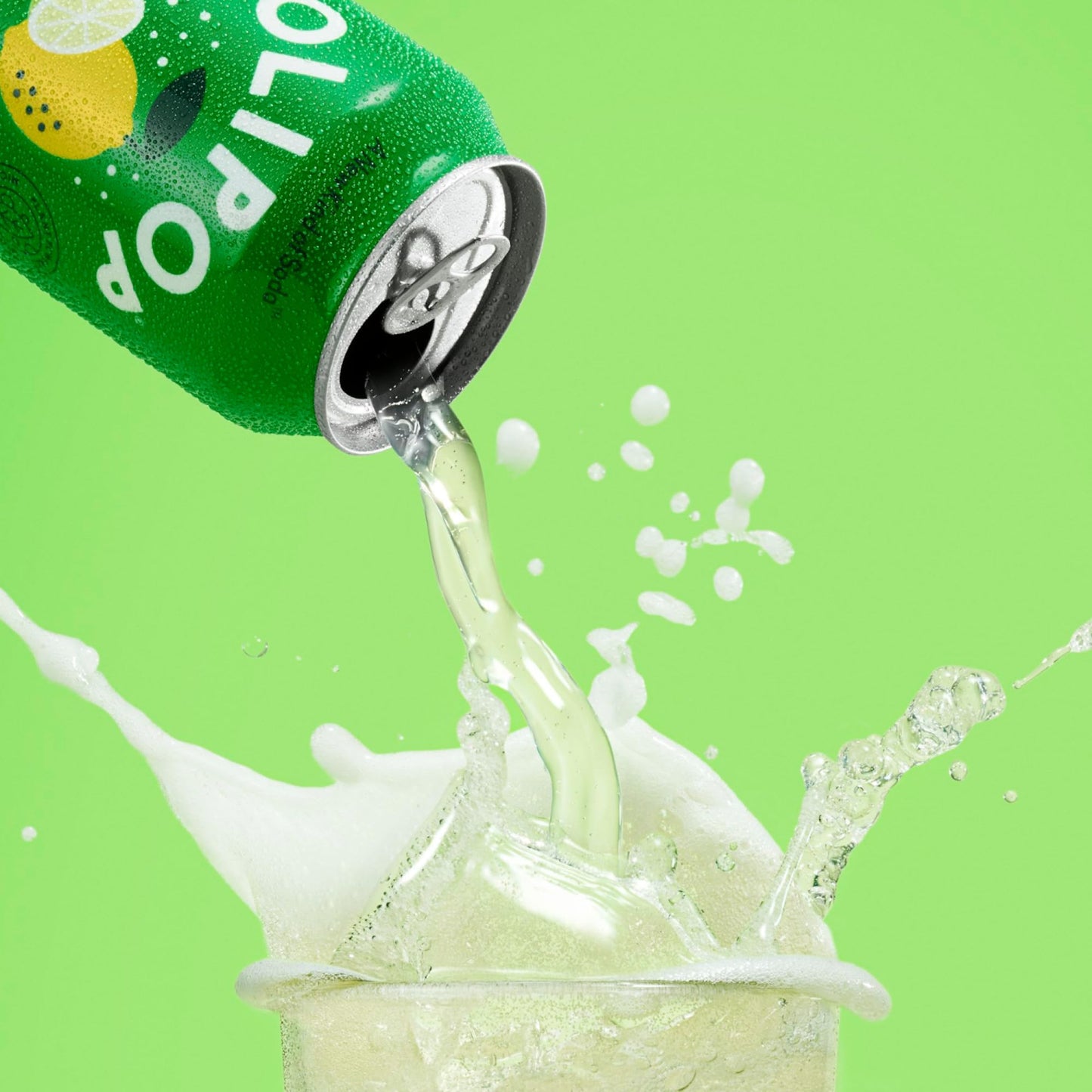 OLIPOP Prebiotic Soda Pop  Lemon Lime  Prebiotics  Botanicals  Plant Fiber  12 fl oz (4 Cans)