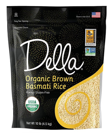 Organic Brown Basmati Rice,10lb Bag