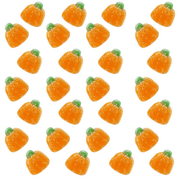 Fruidles Halloween Fancy Jelly Pumpkins, Delicious Gummy Candy, Gluten-Free, Fun And Festive Holiday Snacking, Party Favor (Half