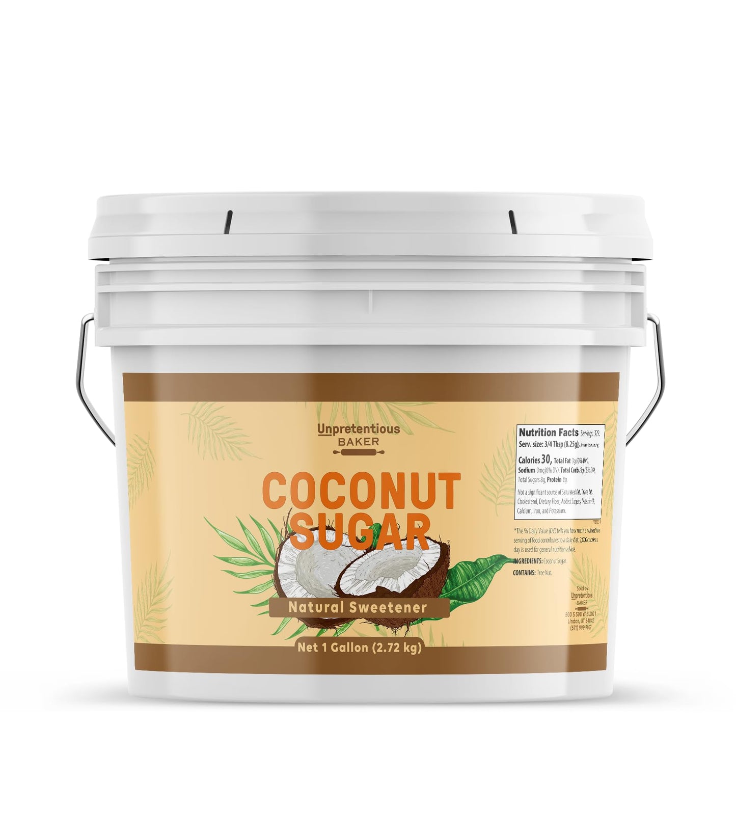 Unpretentious Coconut Sugar (1 Gallon)