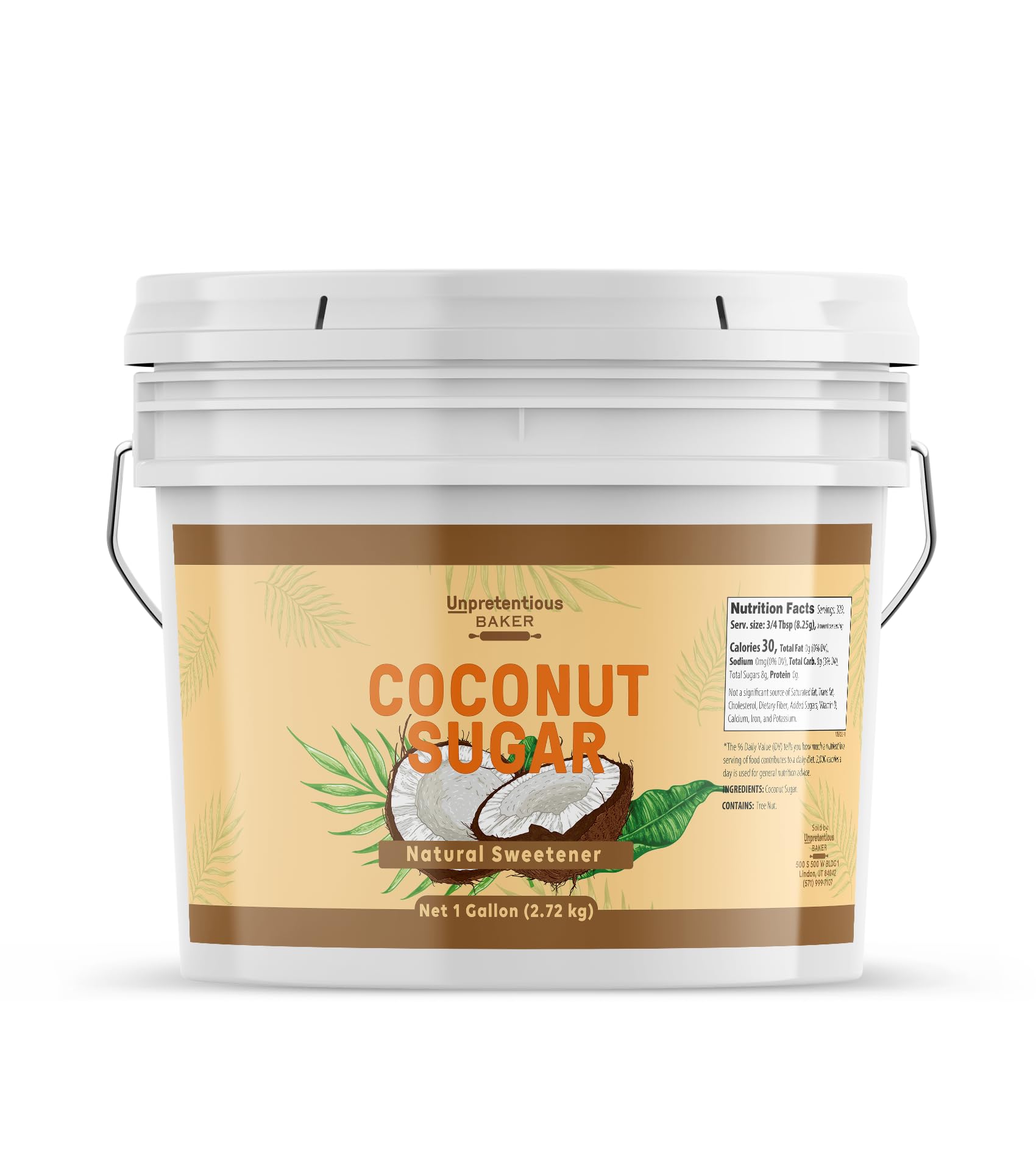 Unpretentious Coconut Sugar (1 Gallon)