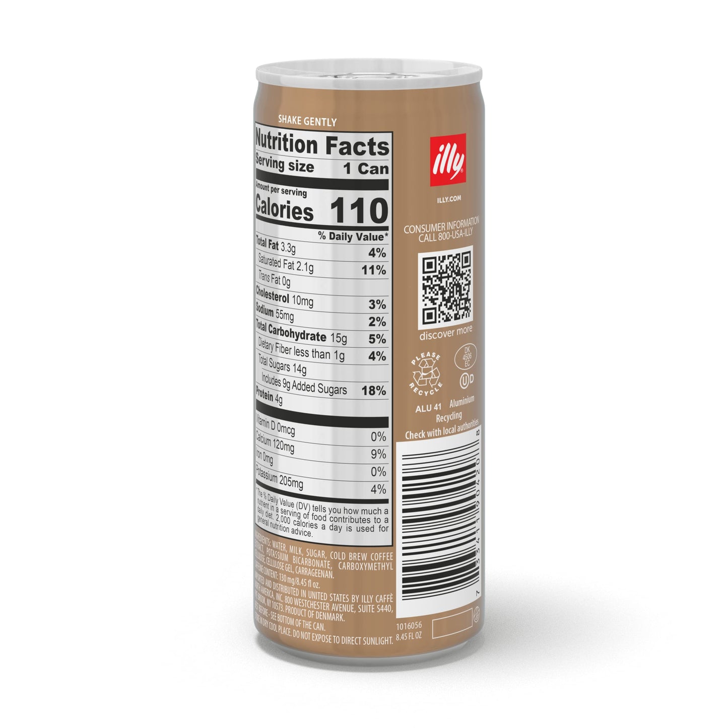 Illy Ready to Drink Coffee - Latte Macchiato - 8.5 Fl Oz - Smooth & Refreshing Taste