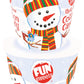 Fun Sweets Vanilla Snow Cotton Candy 2-Pack – Dye-Free White Cotton Candy (1.5 Oz Tubs) – Christmascandy Gifts & Stocking Stuffers – Holiday Party Favors – Winter Candybuffet  