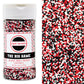 Mystic Sprinkles The Big Game Nonpareil Mix 3.8Oz Bottles (Black, Red & White)