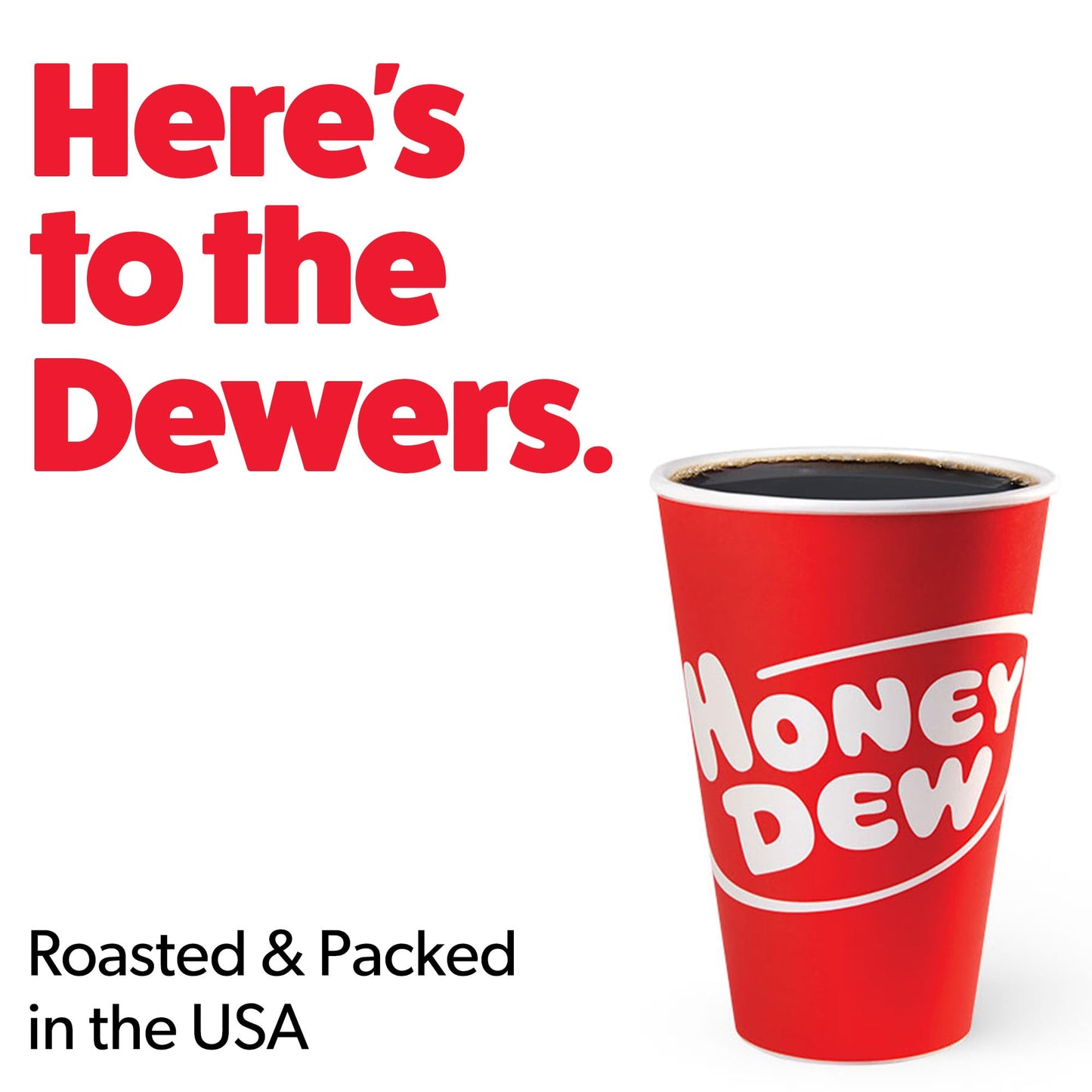 Honey Dew - Decaf Gourmet Coffee, Jolt-Free Medium Roast Donut Shop Coffee Favorite, Compatible With Keurig Coffee Maker, 1 Coun