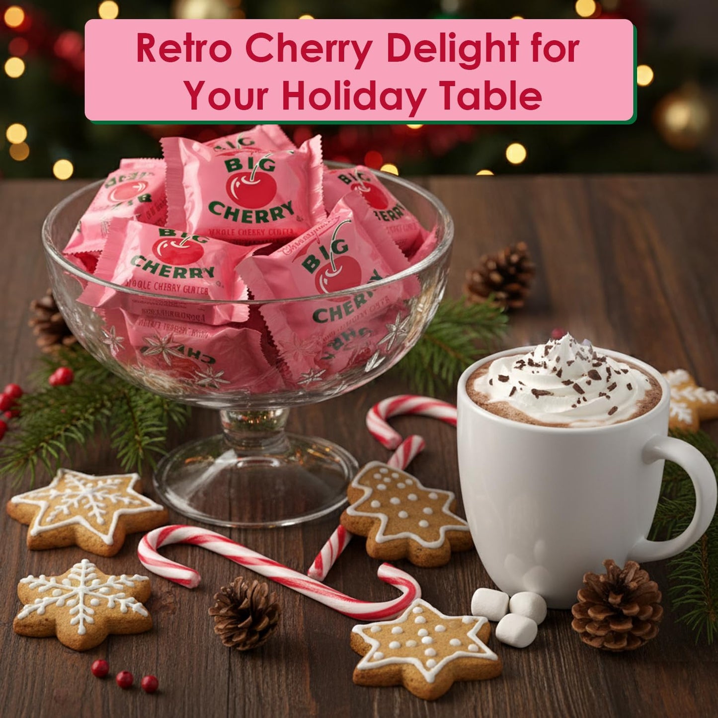 Adams & Brooks, Inc. Big Cherry Bar Cherry Cordials, Chocolate Cherry Cordials, Chocolate Covered Cherries, Chocolate and Cherry
