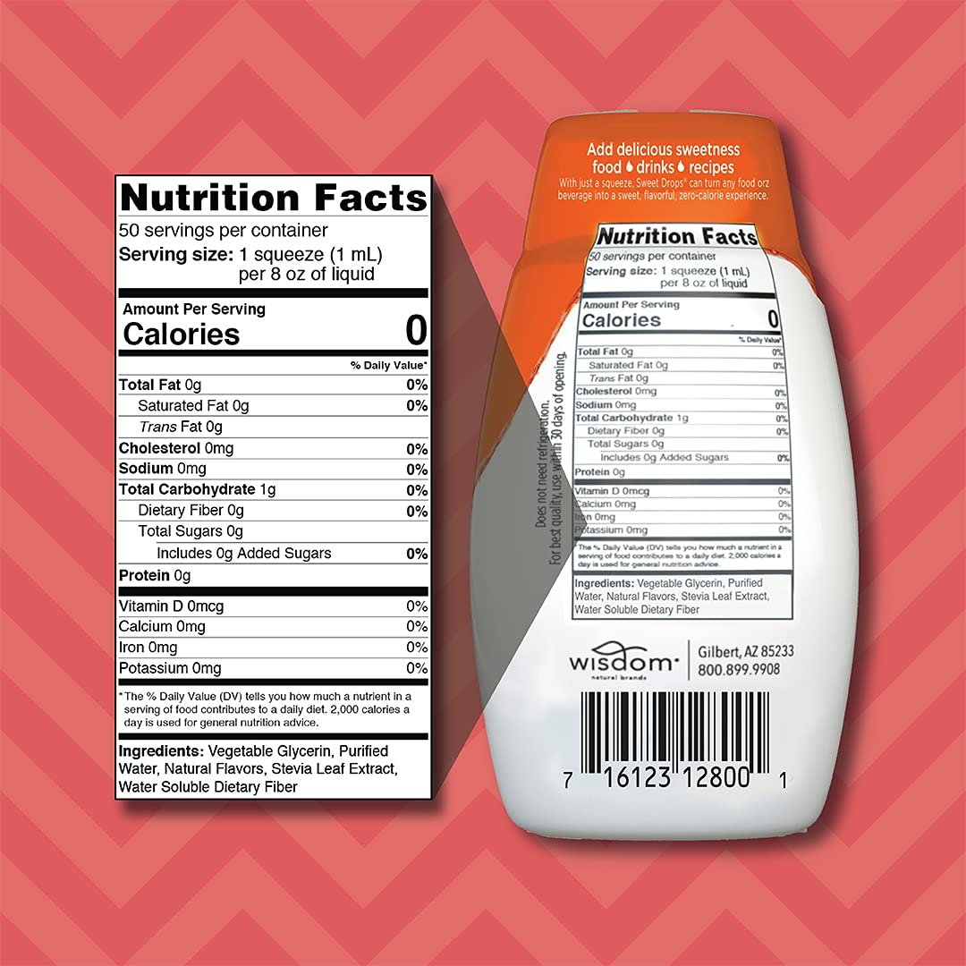 Sweetleaf Sweet Drops Pumpkin Spice, 50 Servings, Clear