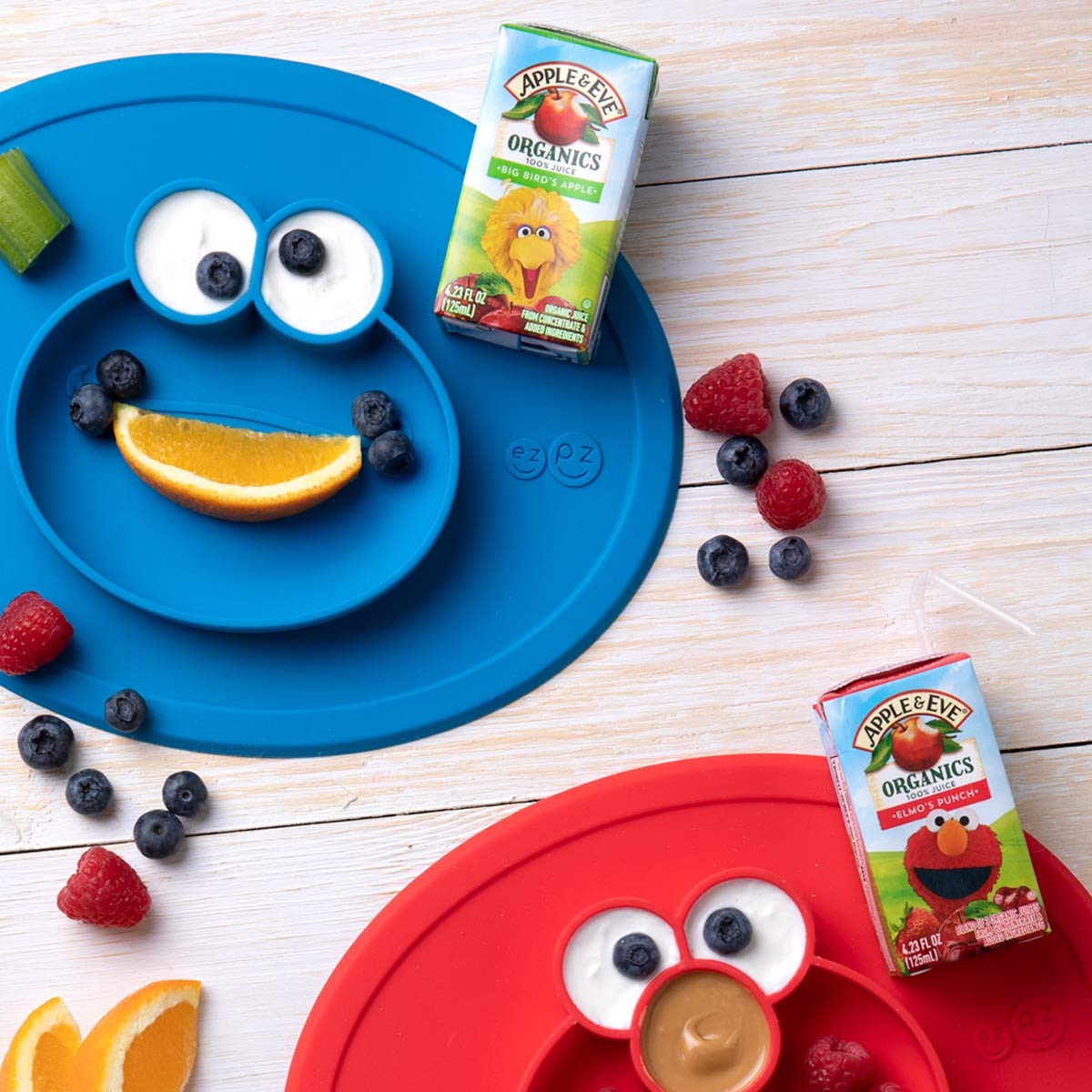 Apple & Eve Sesame Street Organics, Big Bird'S Apple Juice, 4.23 Fluid Oz, 40 Count