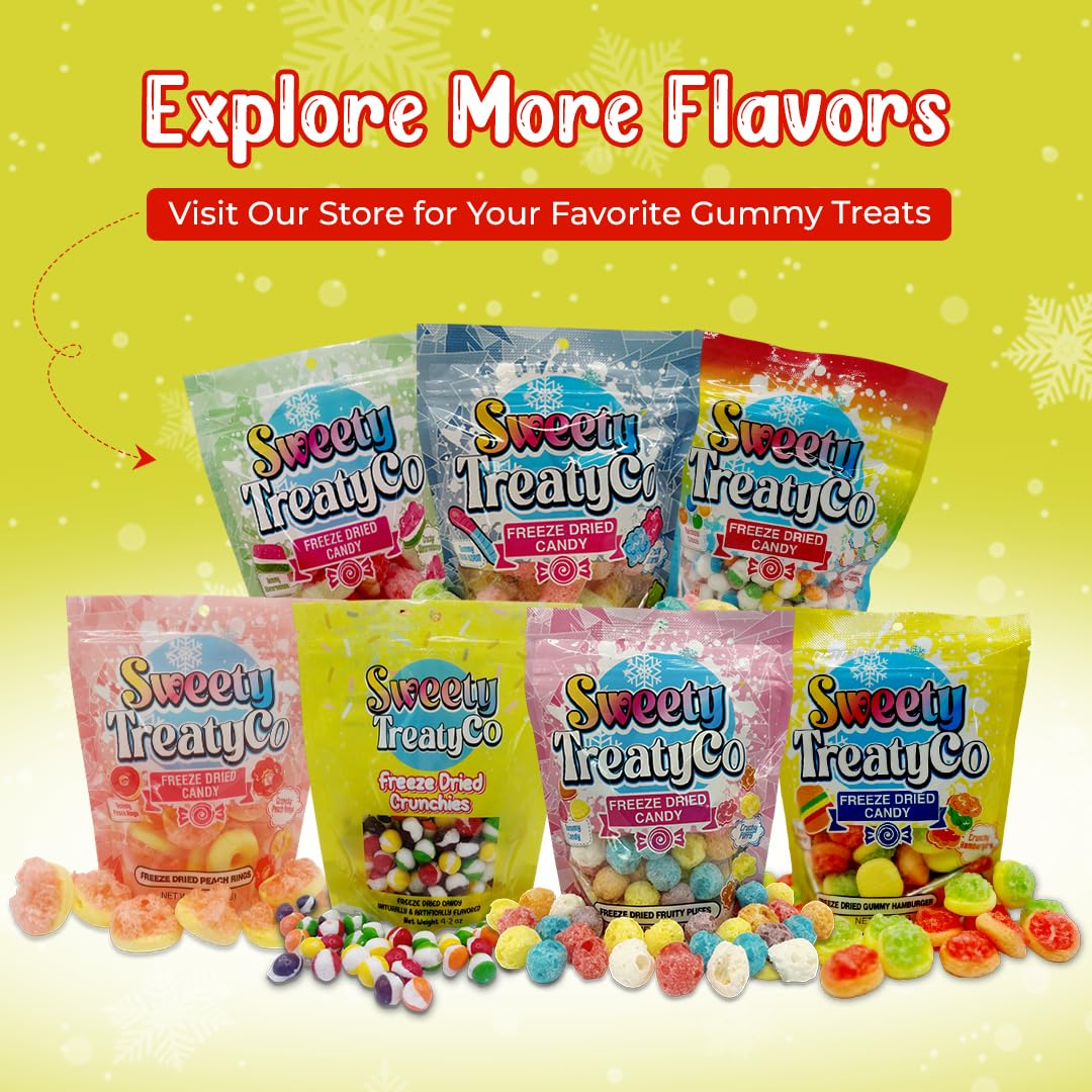 Sweety Treatyco Freeze Dried Cosmic Crunchies - Classic Flavors & Unique Crunch - Perfect Snack Freeze Dry Candy Gummy - Irresis