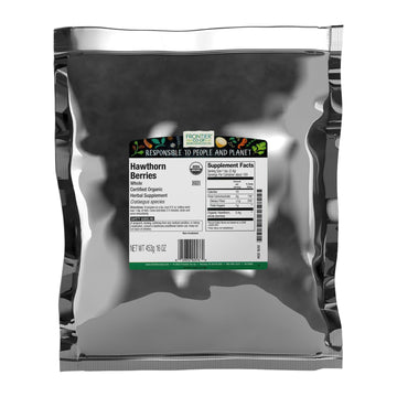 Frontier Co-op Organic Hawthorn Berries, 16 oz (1 Pound) - Dried Fruit