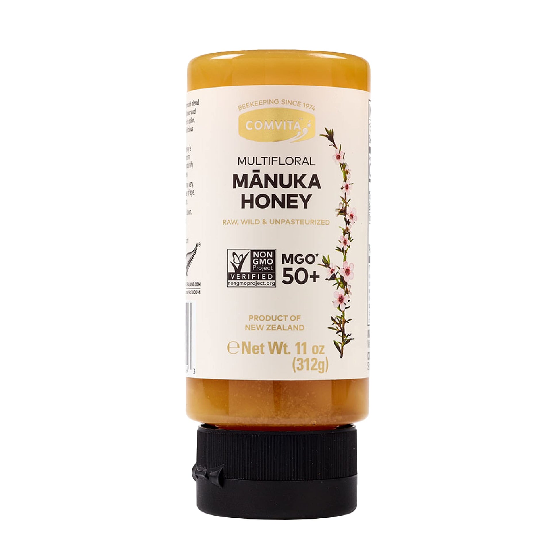 Comvita Multifloral Manuka Honey (Mgo 50+) | New Zealands #1 Manuka Brand | Raw, Wild, Non-Gmo | Delicious & Creamy Superfood Fo