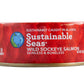 Sustainable Seas Wild Sockeye Salmon, Skinless & Boneless, 5 Oz (Pack Of 12)