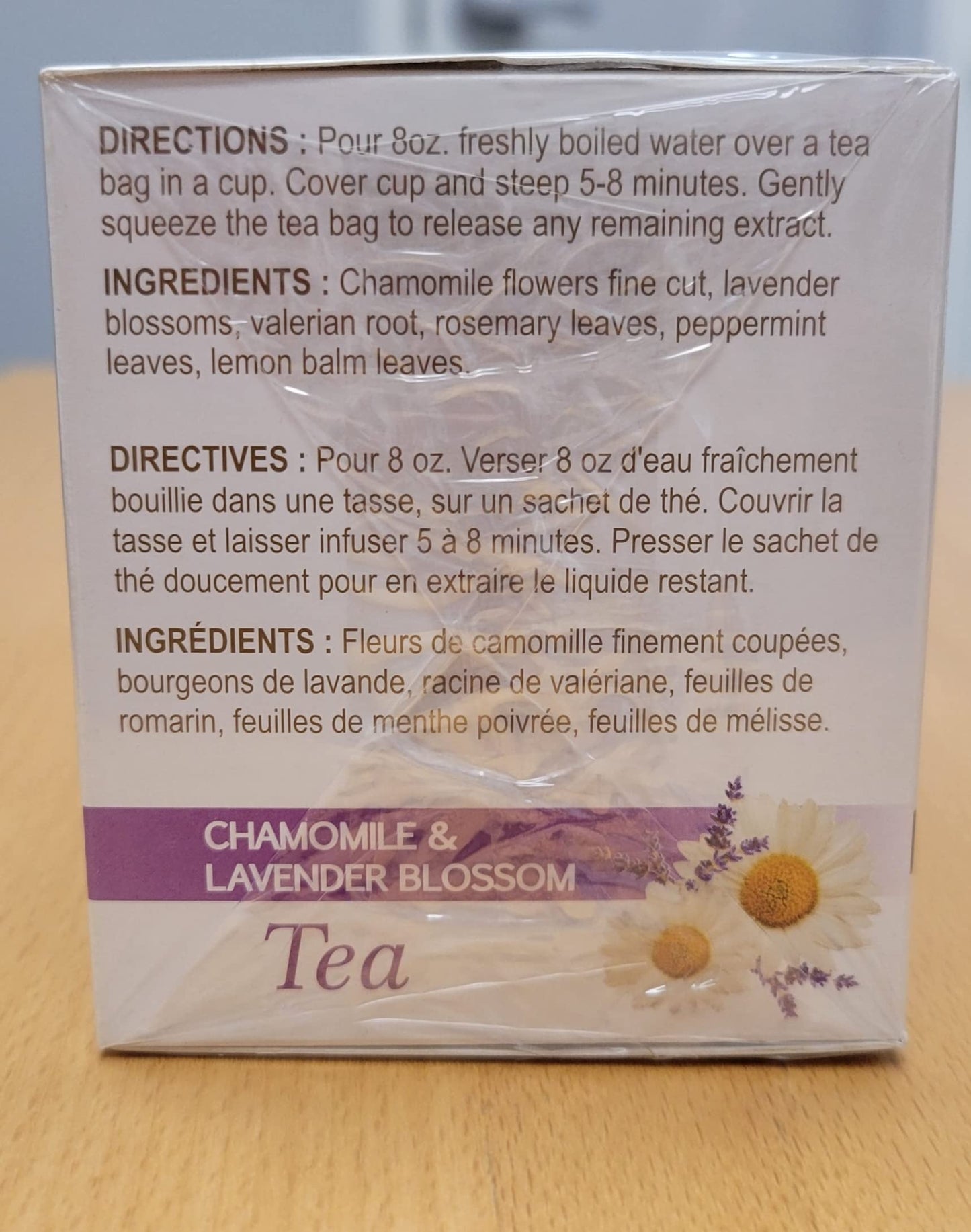 Hyleys Herbal Tea - Sleep Lavender Blossom, Caffeine-Free, Sugar-Free, Gluten-Free, 25 Count (Pack of 12)