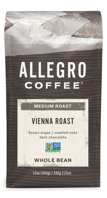 Allegro Coffee Vienna Roast Whole Bean Coffee, 12 Ounce (Pack Of 1)