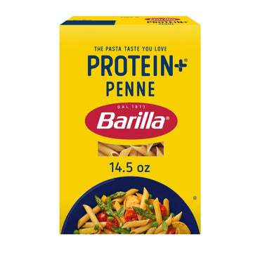 BARILLA Protein+ (Plus) Penne Pasta - Protein from Lentils, Chickpeas & Peas - Good Source of Plant-Based Protein - Protein Past