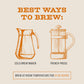 Bizzy Organic Cold Brew Coffee | Breakfast Blend | Coarse Ground Coffee | Medium-Light Roast | Micro Sifted | Specialty Grade |