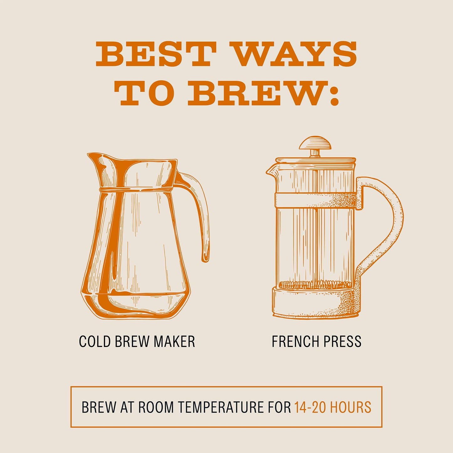 Bizzy Organic Cold Brew Coffee | Breakfast Blend | Coarse Ground Coffee | Medium-Light Roast | Micro Sifted | Specialty Grade |