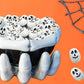 Fruidles Halloween Skulls, Double Crisp, Trick-Or-Treat Party Bag Fillers, Individually Wrapped In Multi-Color Skull Design Foils, Kosher Certified (2 Pounds)