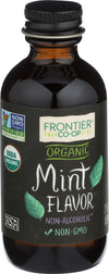 Frontier Co-op Non-Alcoholic Mint Flavor, 2 Fl Oz, Organic, Kosher, Ideal for Baking and Icing
