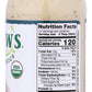 Drews All-Natural Salad Dressing And 10 Minute Marinade Roasted Garlic & Peppercorn 12-Ounce Bottle