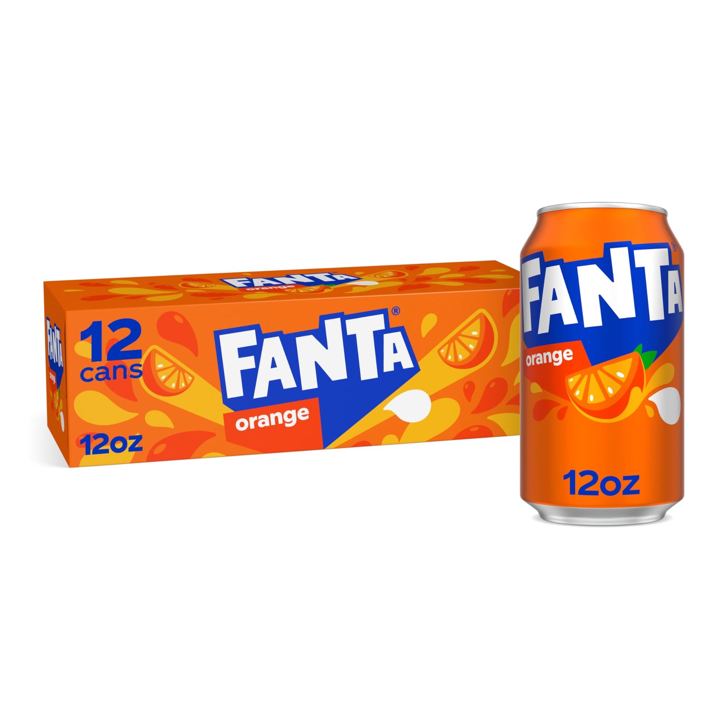 Fanta Orange  12 fl oz  12 Pack