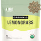 J MAC BOTANICALS Organic Lemongrass Tea, Cut & Sifted, 8 oz Bag, Certified USDA Organic, Packaged in the USA