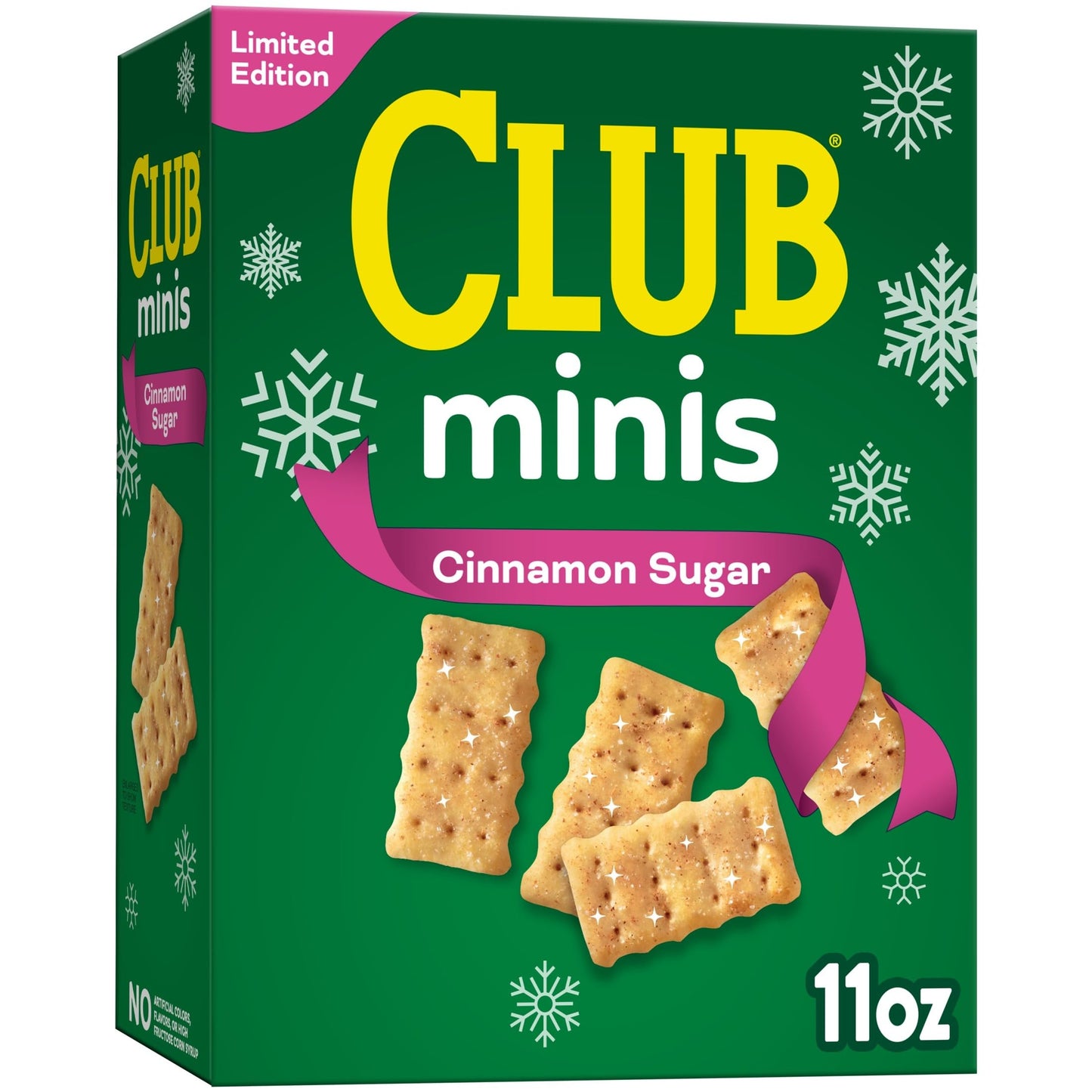 Club Minis Breakers  Spring Snacks  Snack Breakers  Special Release  Cinnamon Sugar  11Oz Box (1 Box)