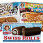 Little Debbie Variety Pack, 1 Box Each Of Zebra Cakes, Cosmic Brownies, Honey Buns, Oatmeal Creme Pies, And Swiss Rolls, 48 Piec