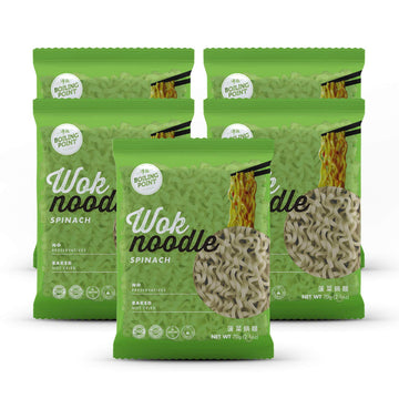 Boiling Point Wok Noodle Package, Healthy Asian Ramen, No Preservatives, Non-Fried Instant Noodles, Stir Fry, Value Bundle Set I