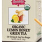 Brew La La Organic Green Tea - Lemon Honey Flavor - 50 Tea Bags - Low Caffeine - USDA Certified Organic
