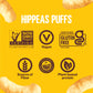 Hippeas Organic Chickpea Puffs, Vegan White Cheddar, 4 Oz