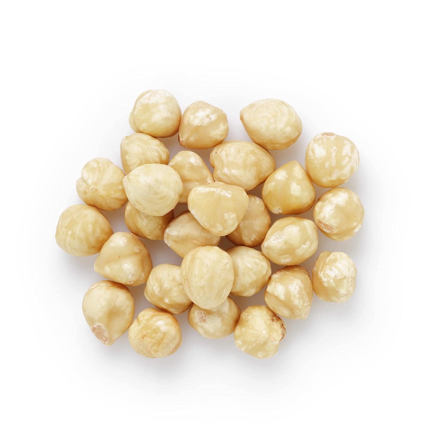 Food To Live Blanched Hazelnuts, 2 Pounds Raw Whole Filberts, No Skin, Unsalted, Unroasted Nuts, Vegan Snack, Kosher, Bulk. Keto