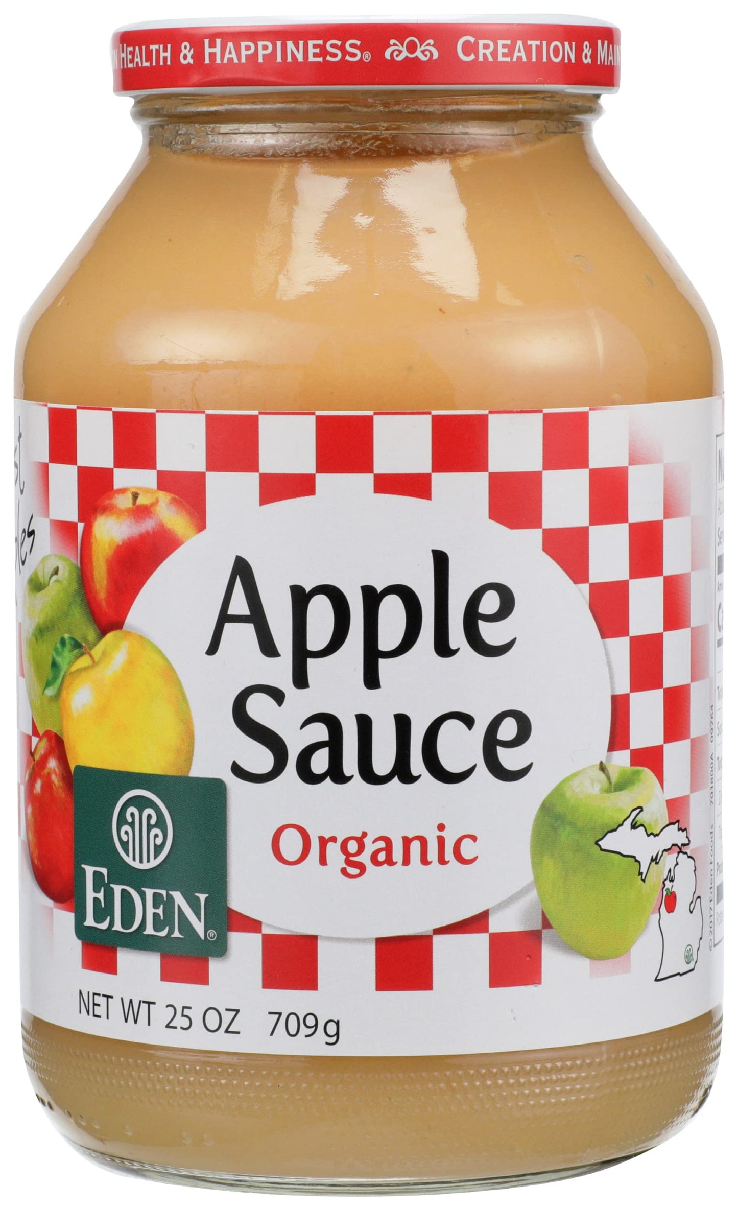 Eden Organic Apple Sauce, 25 oz, 1.5 Pound, Pack of 1