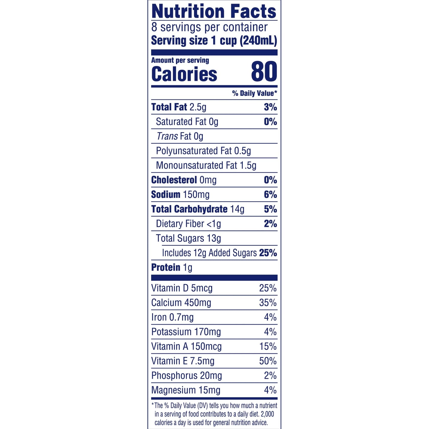 Almond Breeze Vanilla Beverage, 64 oz