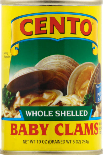 Cento Whole Baby Clams, 10 oz