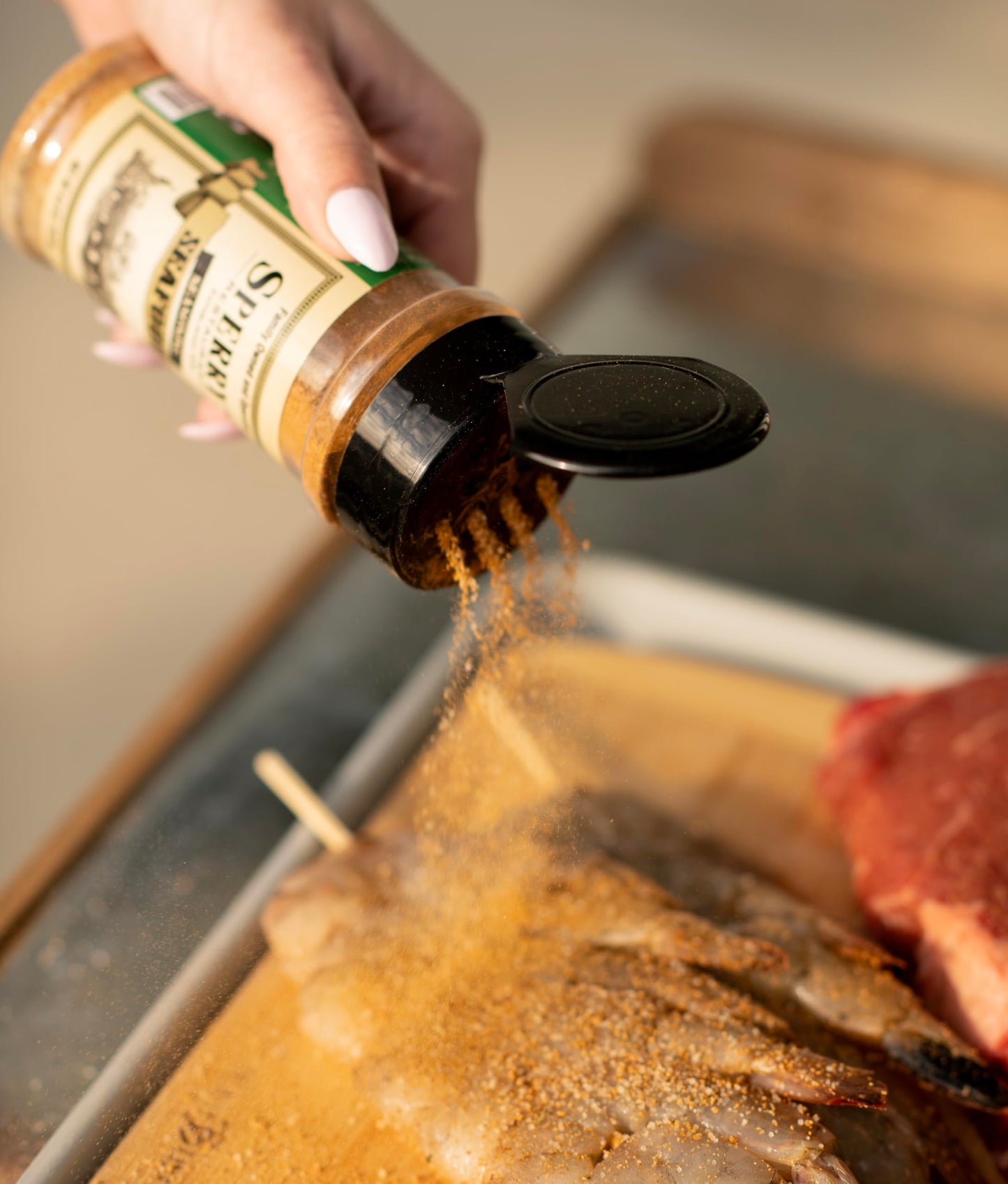 Sperrys Seafood Seasoning - 0.25 Ounce Pack of 4 - Flavorful Seasoning for Fish and Seafood Dishes