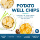 Wonderslim Potato Well Chips, Hickory Barbecue, With Probiotics & Immune Support, Vegan, Gluten Free (12Ct)