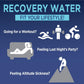 Nano Fit Water - All Natural Oxygen Infused Bottle Water, 9.5+ Ph Alkaline Still Drinking Water, 100% Recyclable Aluminum Bottle